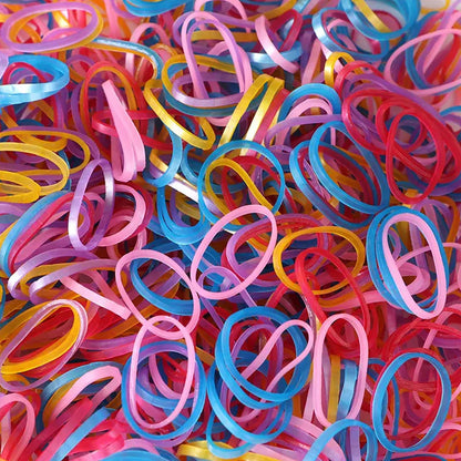 Rubber Bands – Multicolor, Strong & Reusable – close-up
