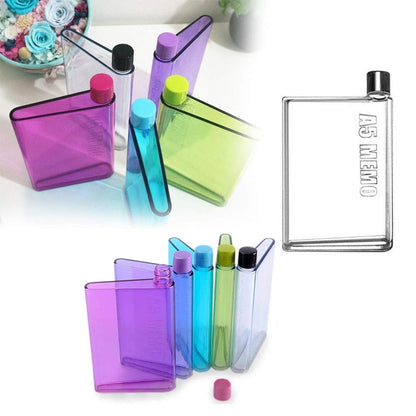 A5 Notebook Water Bottle – 400ml Slim & Leak-Proof – close-up