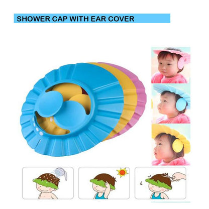 Baby Shower Cap – Adjustable & Soft for Tear-Free Bathing – view 6