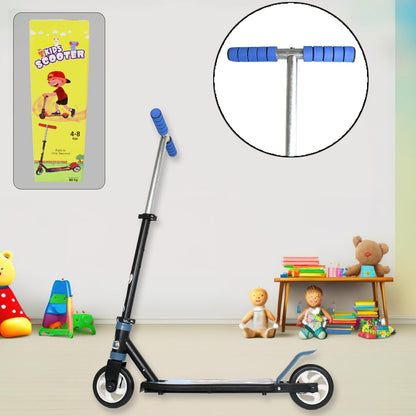 Kids Foldable Scooter – Adjustable Height & LED Wheels – side view