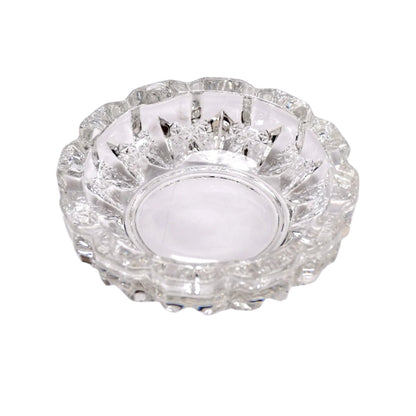 Crystal Glass Ashtray – Round Cigar & Cigarette – view 7