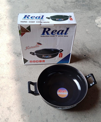 Cast Iron Kadai – Traditional 14 inch Durable Pan – view 8