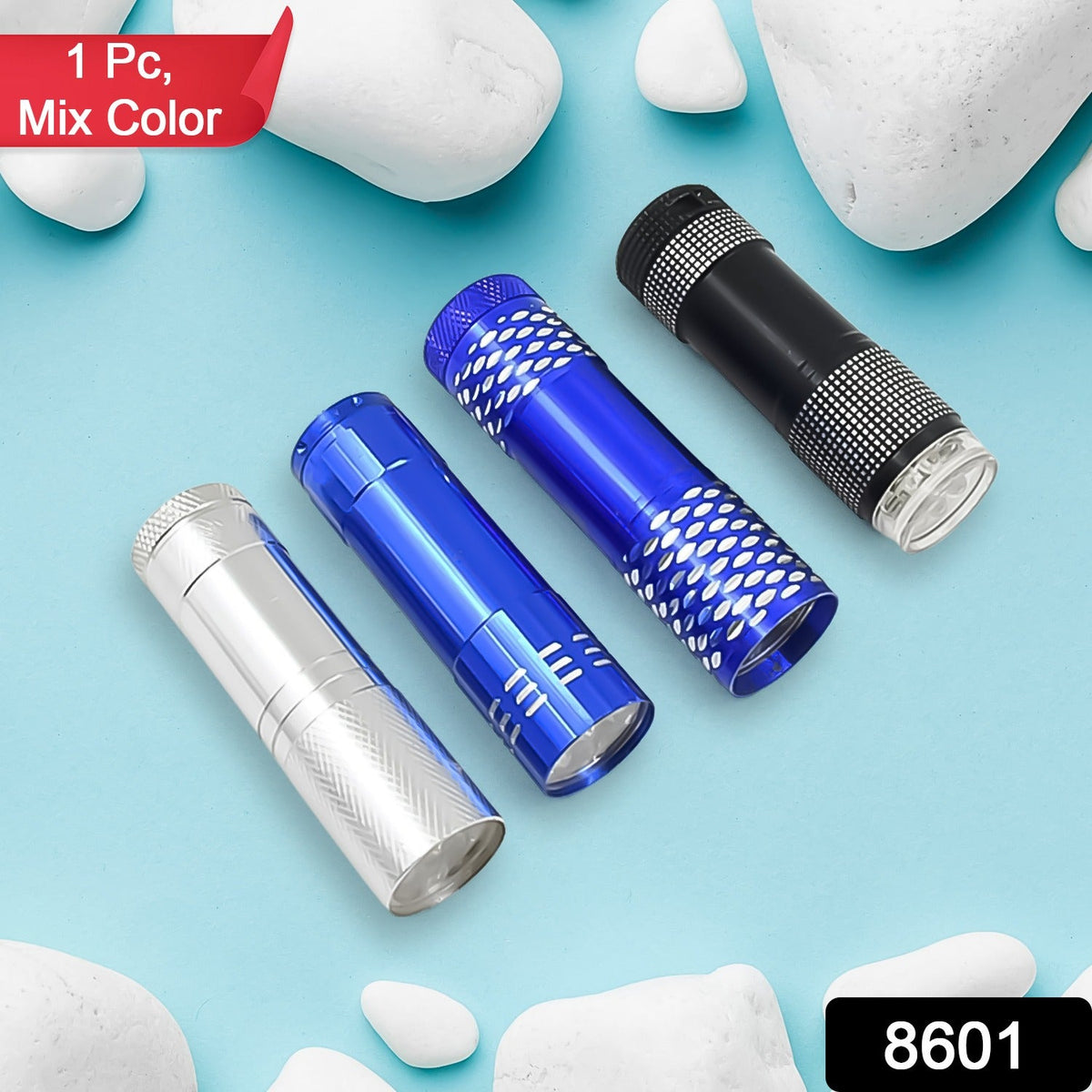 Pocket Torch – 9 LED Mini Flashlight for Emergency & Camping – side view