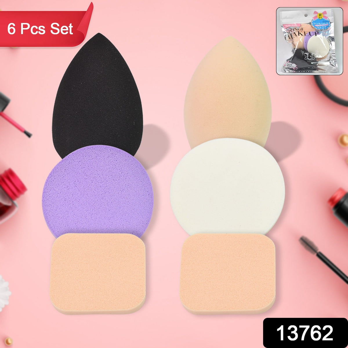 Makeup Sponges set – Latex-Free, Flawless Finish – side view