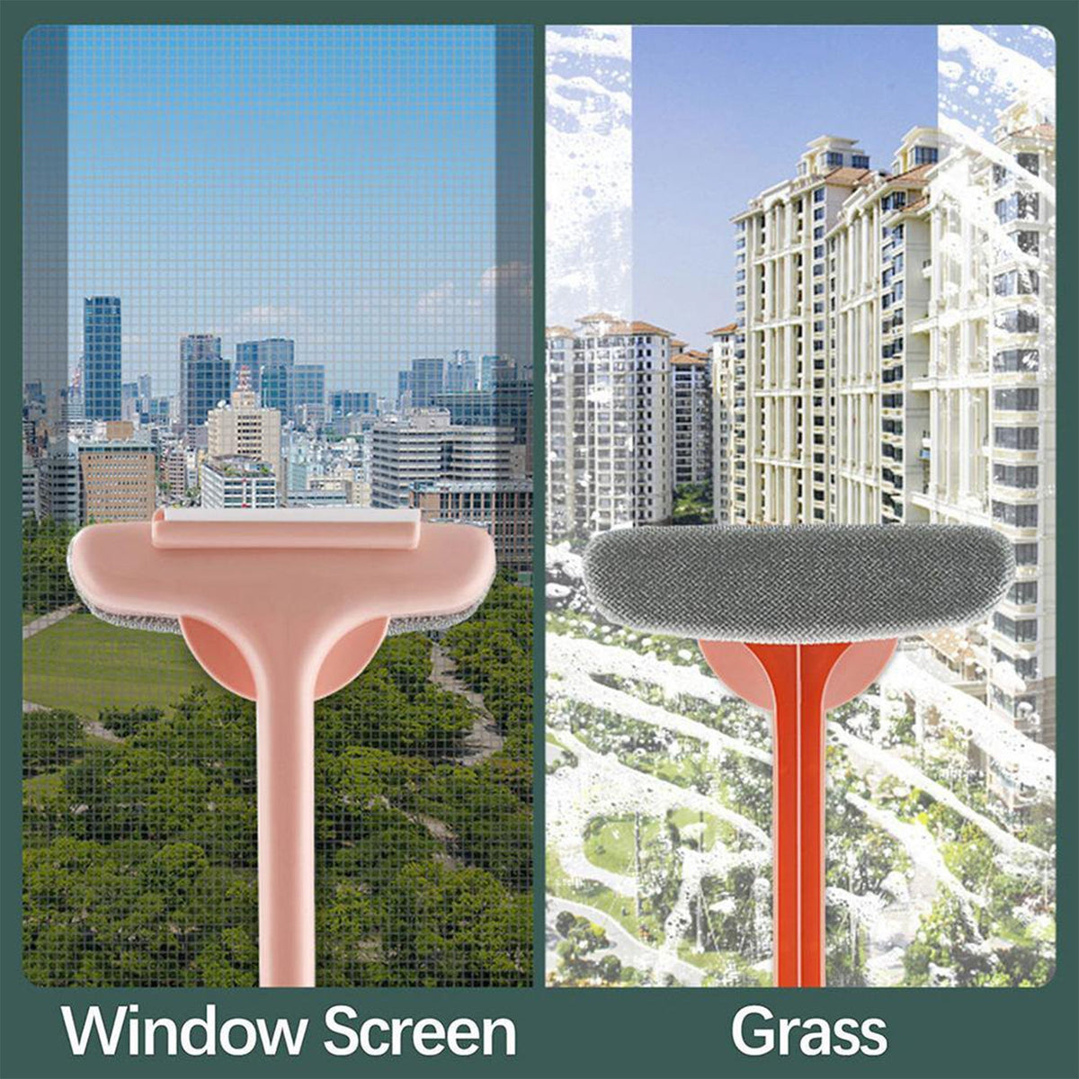 Mesh Cleaning Brush – 2-in-1 Window Wiper & Duster – view 8