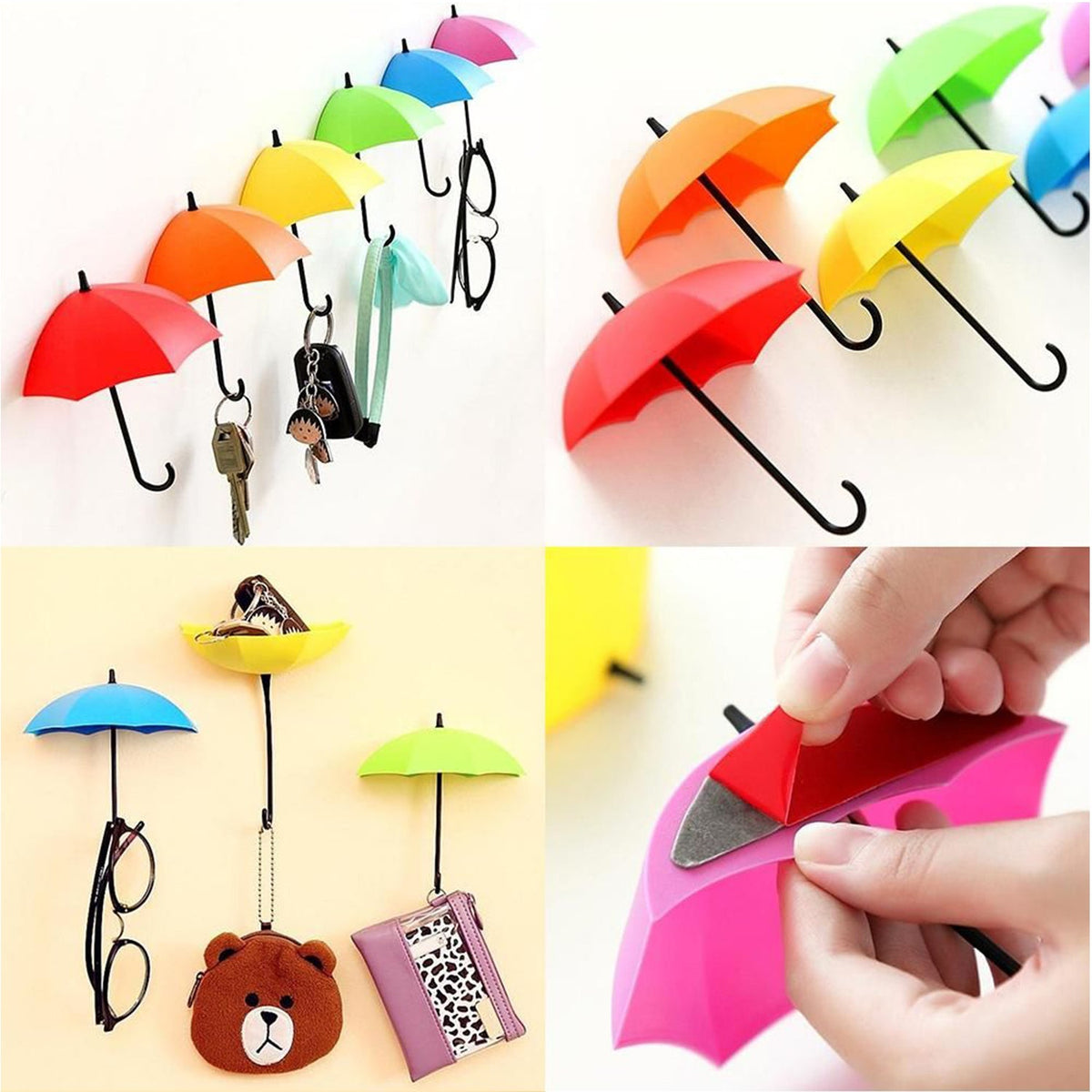 Umbrella Wall Hook – Multipurpose Key & Hat Holder – view 7