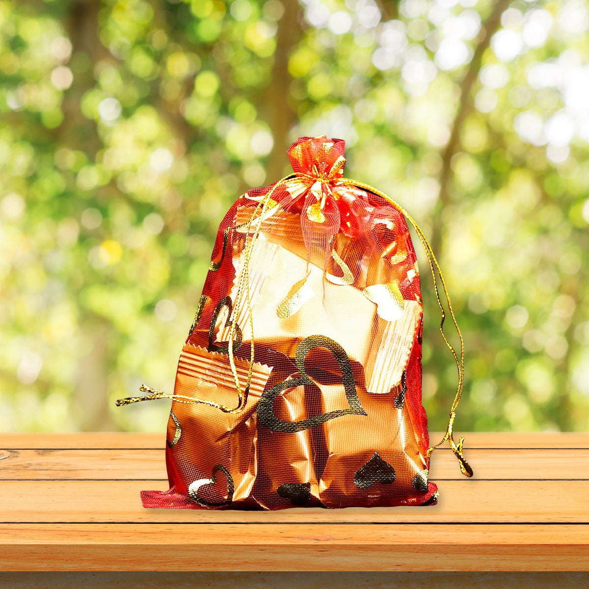 Shagun Potli – Organza Drawstring Pouch for Gifts