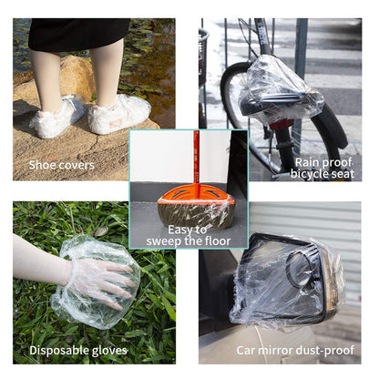 Disposable Shower Cap – Waterproof & Hygienic – side view