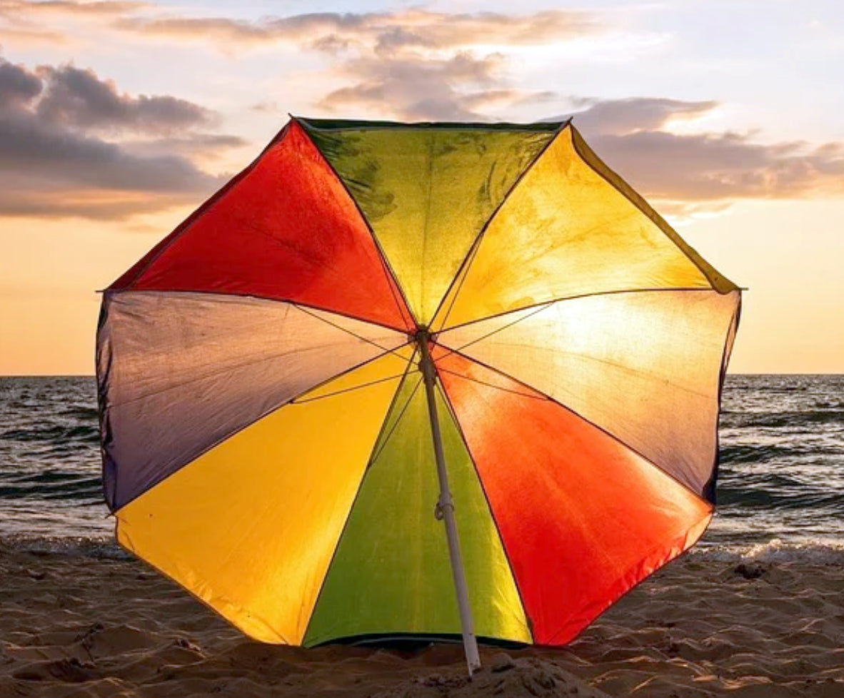 Garden Umbrella for Sun Protection Waterproof Nylon Taffeta – close-up