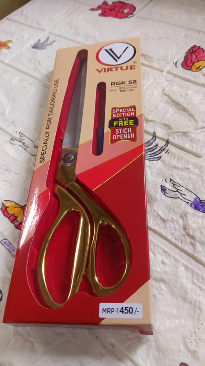 Tailoring Scissors – Professional Golden Stainless Steel – view 8
