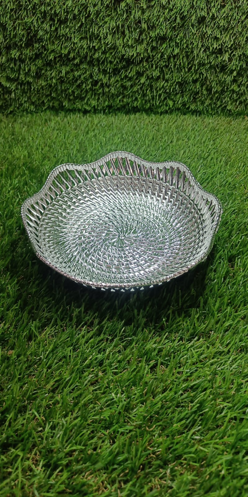 Mukhwas Serving Tray – Durable Plastic, Traditional Round – view 6