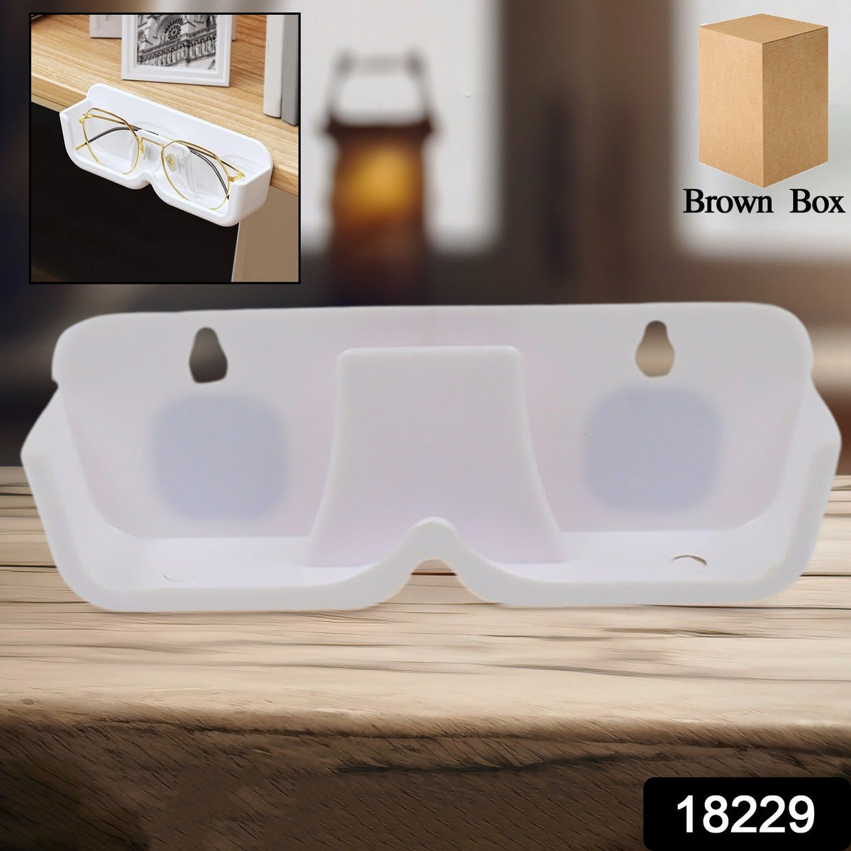 Wall Mount Sunglass Holder – Adhesive Space-Saving – side view