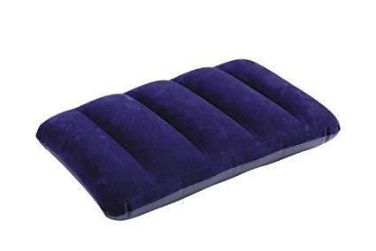 Inflatable Travel Pillow – Velvet Air Comfort (Blue) – alternate view