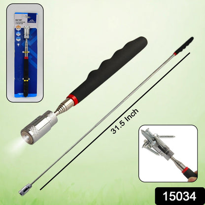 Magnetic Pick Up Tool – Telescopic LED & Flexible – side view