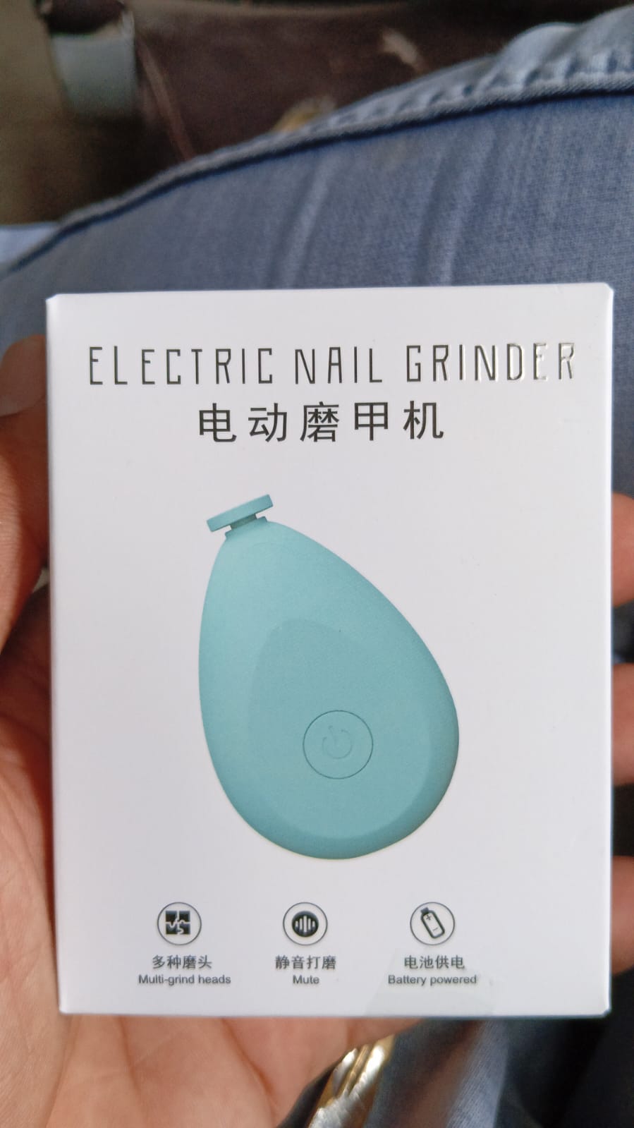 Baby Electric Nail Trimmer – Gentle Infant Nail File – close-up