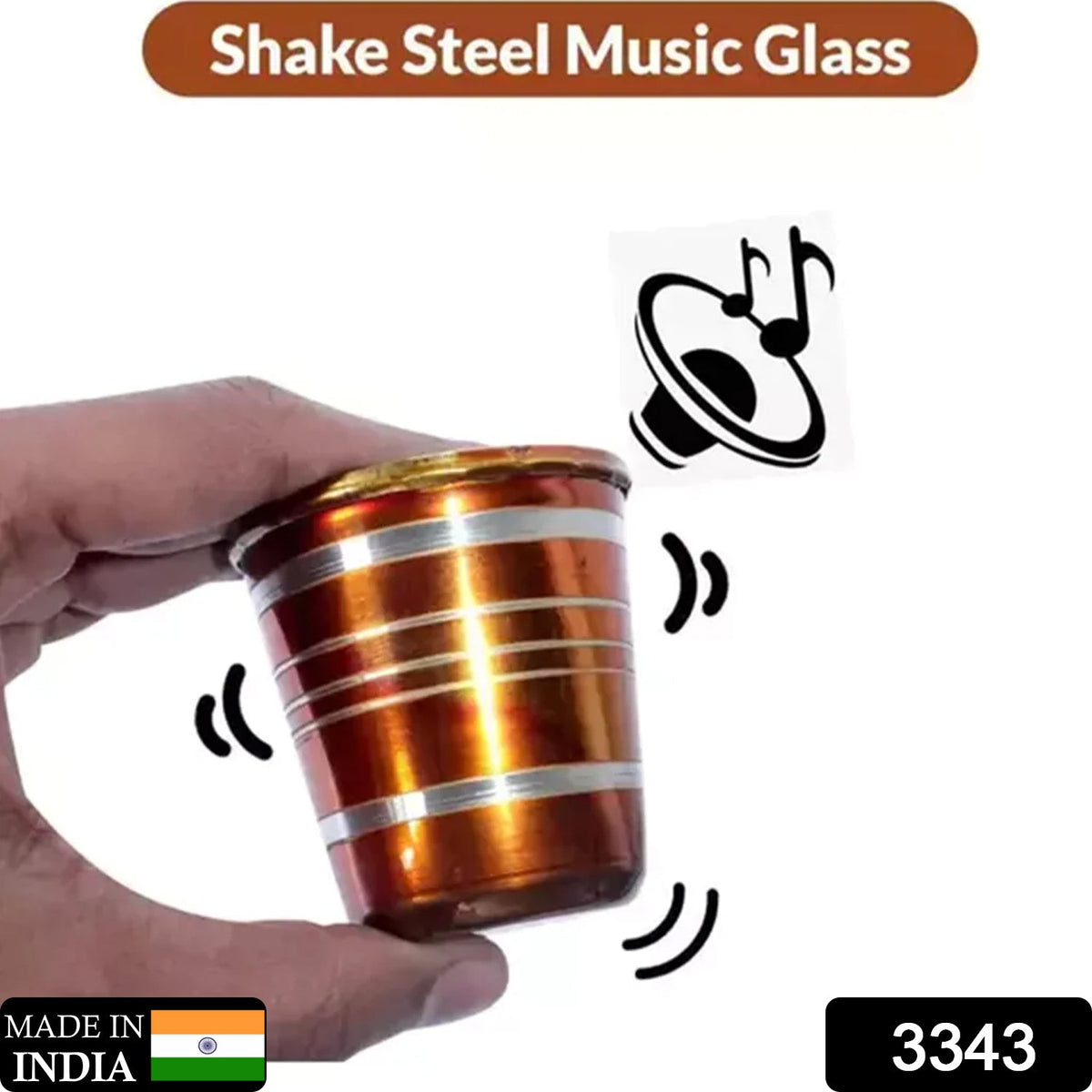 Musical Bell Sound, 6-Piece, Kids Steel Glass