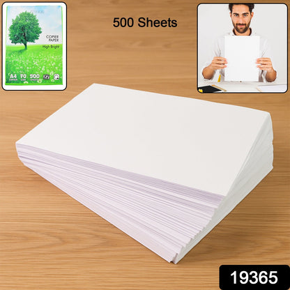 A4 High Bright Copier Paper – 70 GSM, 500 Sheets Pack – side view