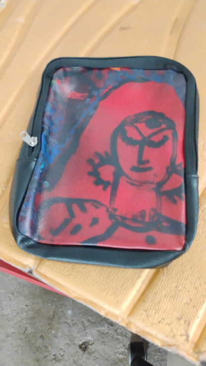 Multipurpose Zipper Pouch – Handcrafted Traditional Art – view 7