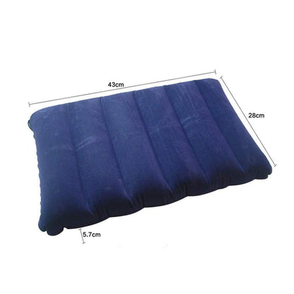 Inflatable Travel Pillow – Velvet Air Comfort (Blue) – view 8