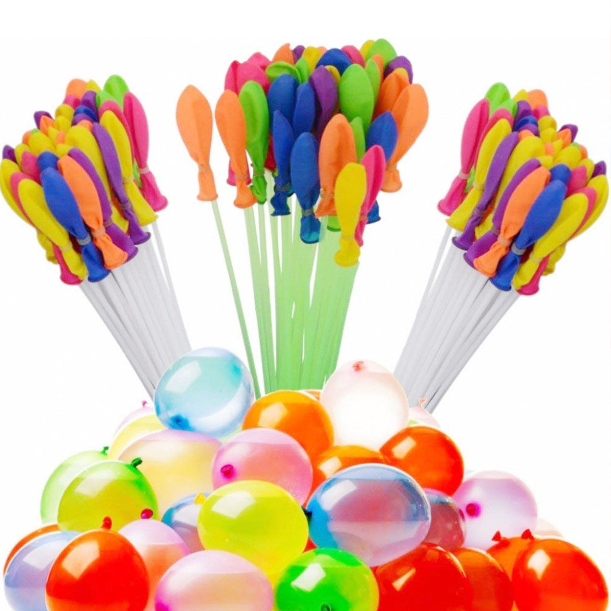 Holi Water Balloons – 111 pcs Self-Tying Fun – close-up