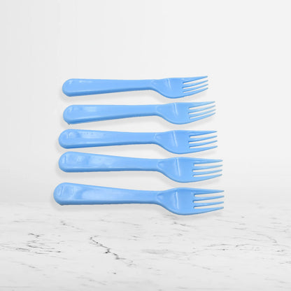 Reusable Plastic Forks – 5-Piece Heavy Duty set – view 6