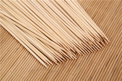 Natural Bamboo Skewers 15cm – Eco-Friendly BBQ Sticks – view 10