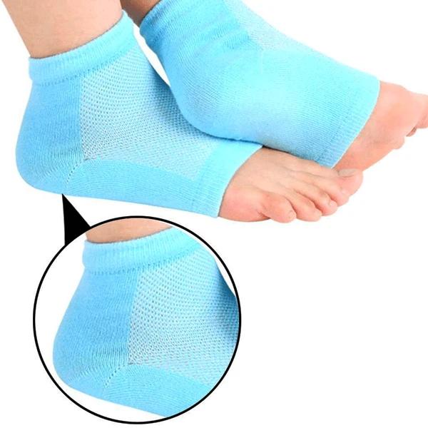 Silicone Gel Heel Socks – Pain Relief & Moisturizing – detail view