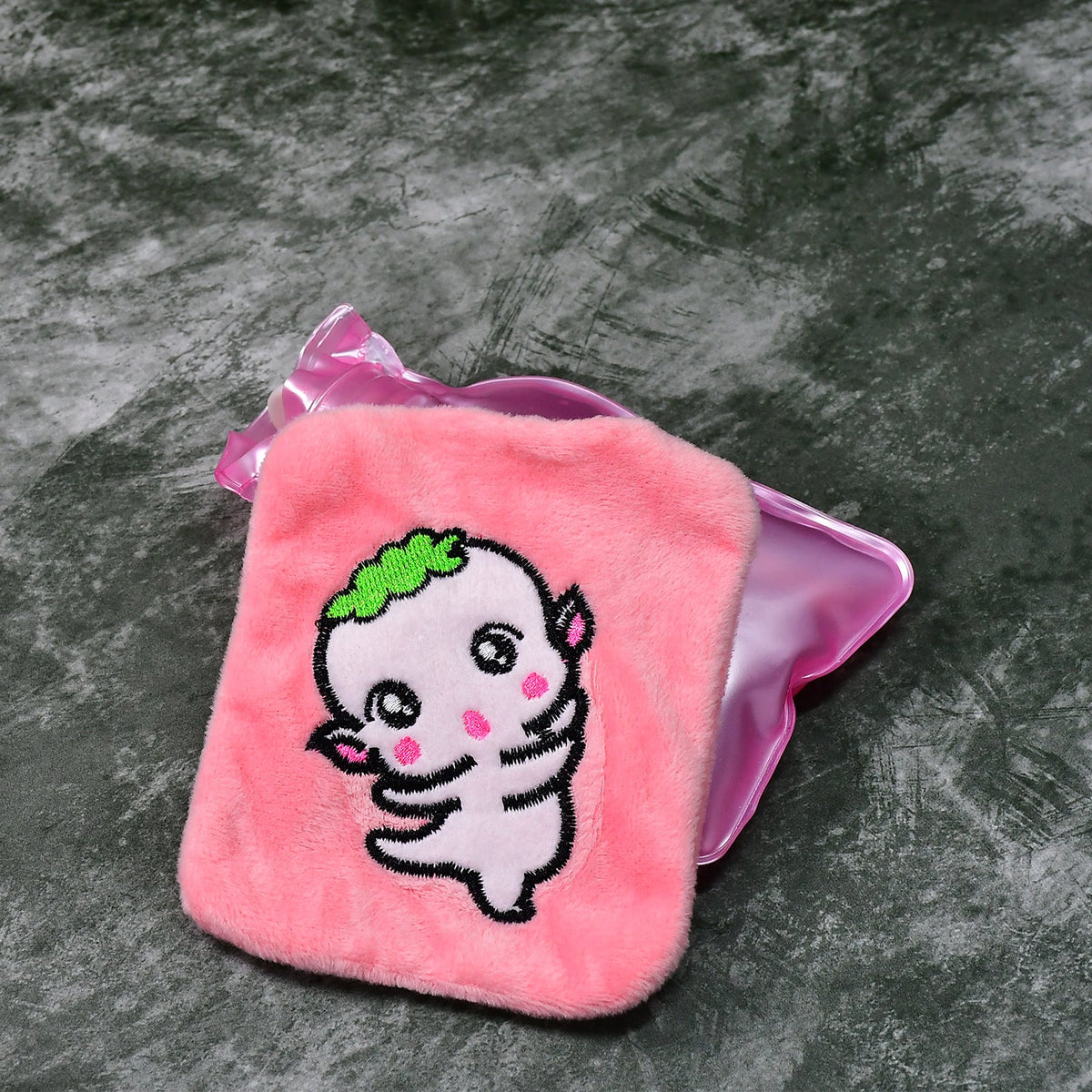 Pink Hot Water Bag – Soft Cover for Pain Relief – view 6
