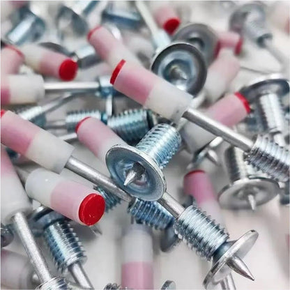 Steel Nail Gun Nails – 100 pcs for Concrete & Wall – detail view