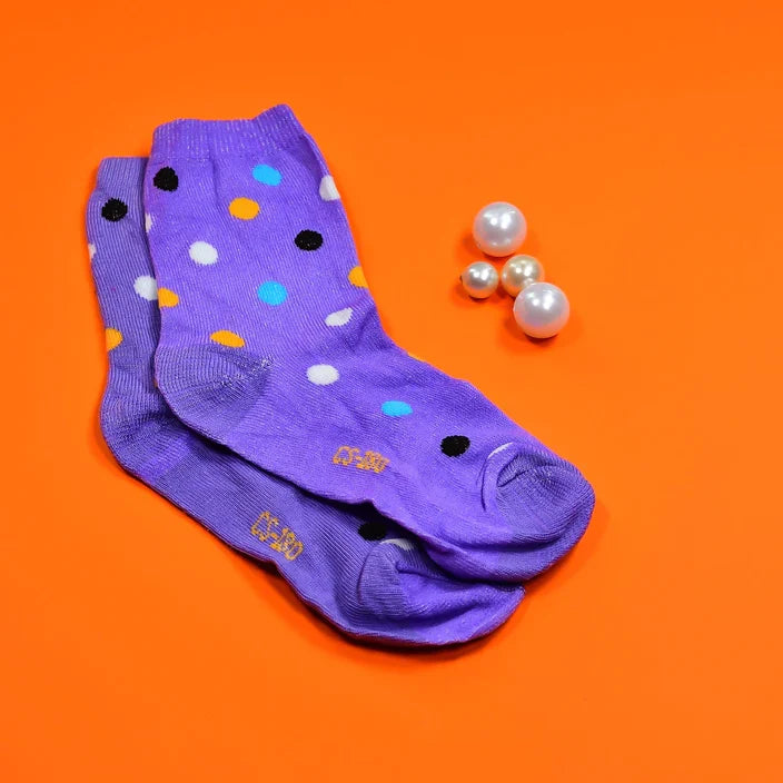 Printed Socks for Women – Trendy & Colourful Designs – alternate view