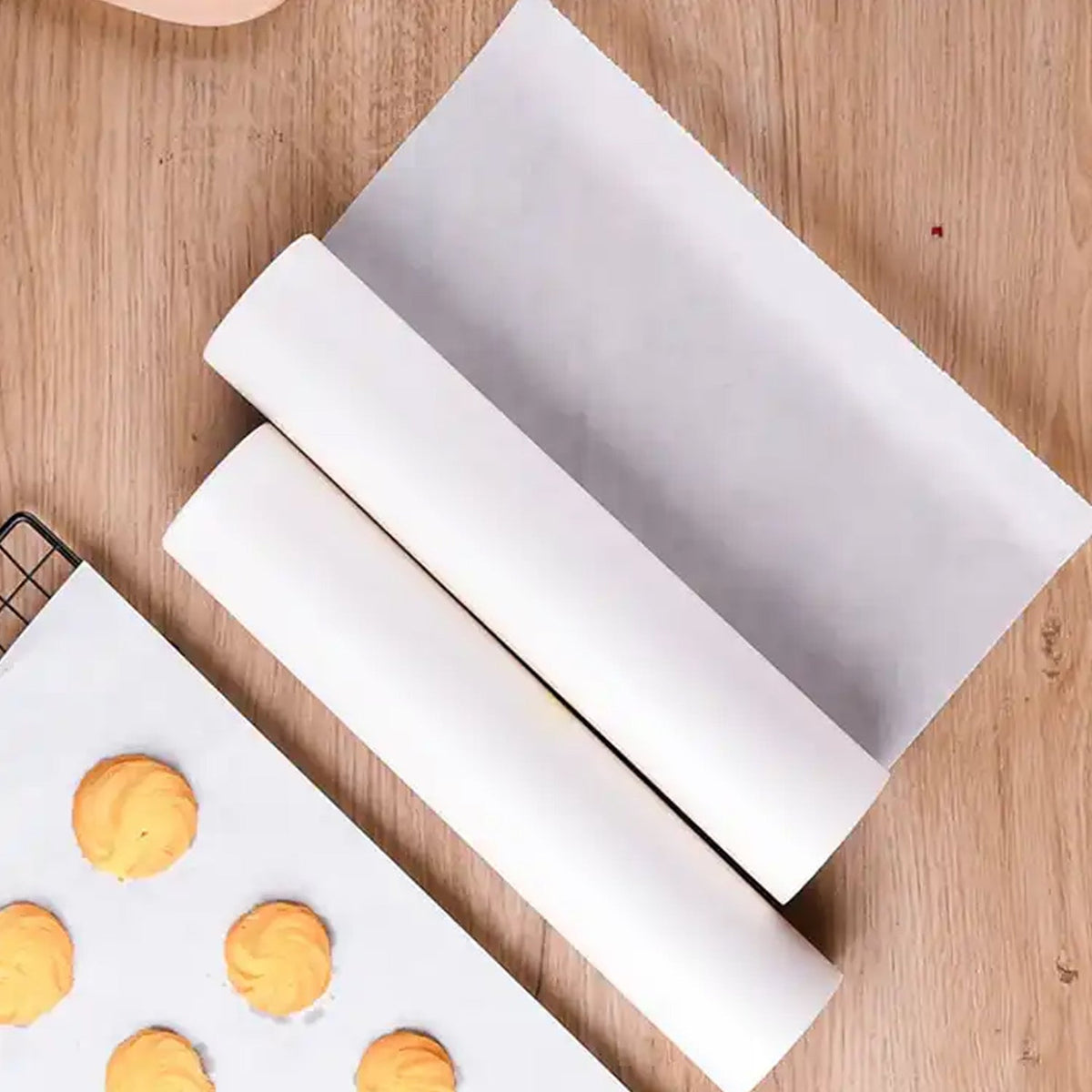 Non-Stick Parchment Paper – 5M Roll for Baking & Cooking – close-up