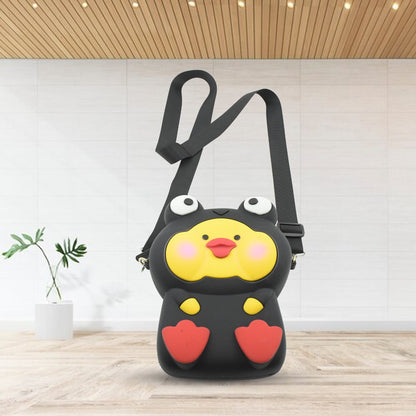 Cartoon Girls Backpack – Mini Silicone Shoulder Bag