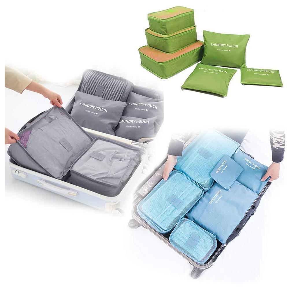 Cloth Organizer Pouch – 6 pcs Travel Laundry Bags – detail view