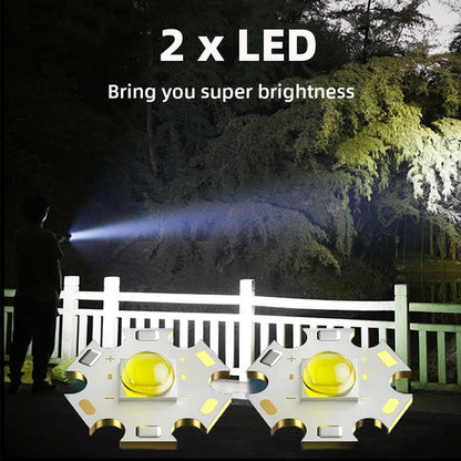 Mini LED Flashlight with Power Bank – USB Rechargeable, 3 – close-up