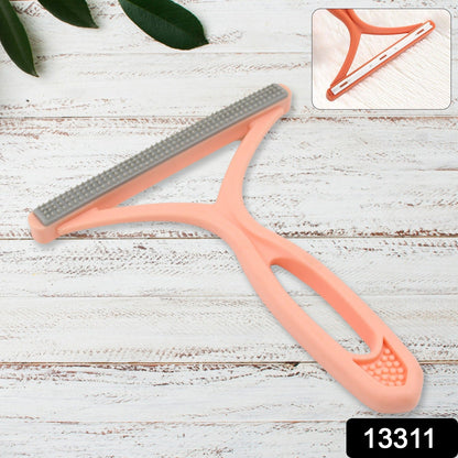 Portable Lint Remover – Pet Hair & Fuzz Brush for Clothes – side view