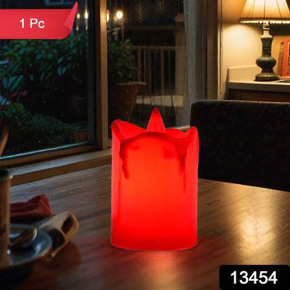 Flameless LED Candles – Realistic Melted Design Decor – side view