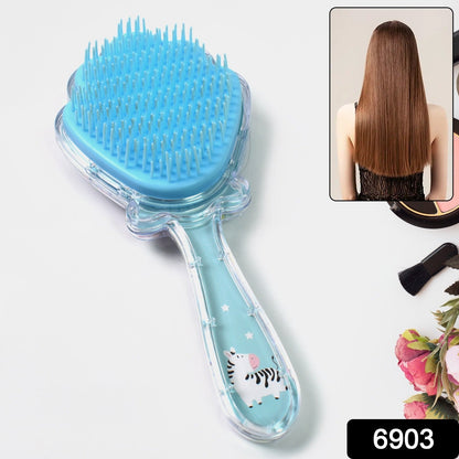 Kids' Detangling Hair Brush – Gentle & Massage – side view