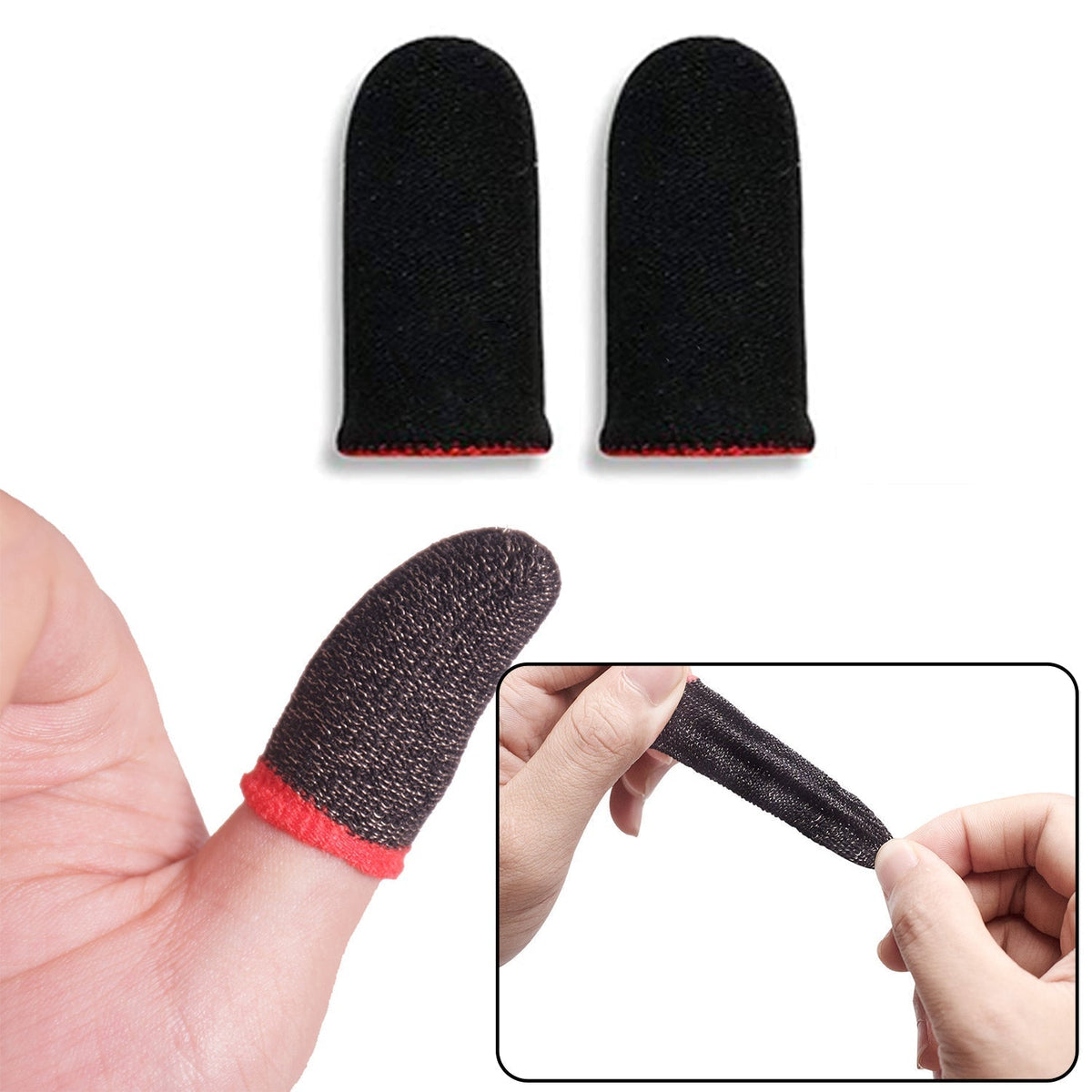 Gaming Finger Sleeves – Anti-Sweat & Enhanced Control – close-up