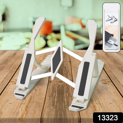 Adjustable Mobile Stand – Ergonomic Foldable Holder – side view