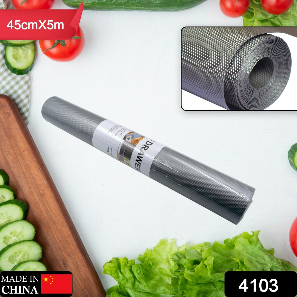 Anti-Slip Mat Liner – Multipurpose 45cmx5m Roll – side view