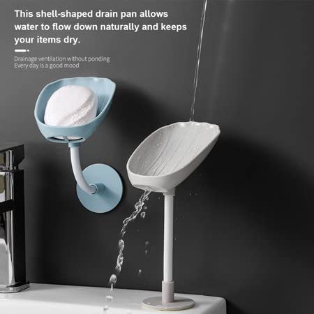 Self-Draining Soap Dish – Wall Mounted, No Drill – view 6
