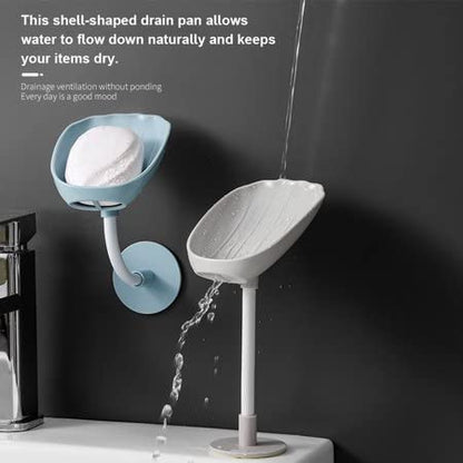 Self-Draining Soap Dish – Wall Mounted, No Drill – view 6