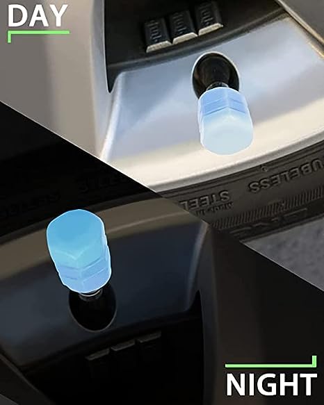 Luminous Tyre Valve Caps – Glow-in-Dark, Universal Fit – view 8