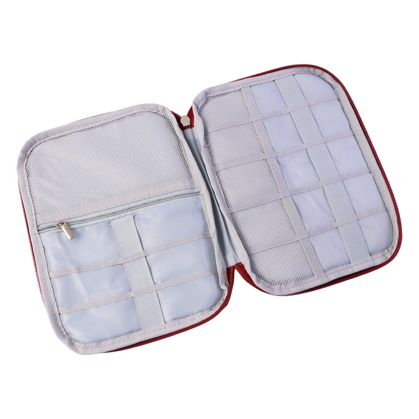 Zip pouch white bg