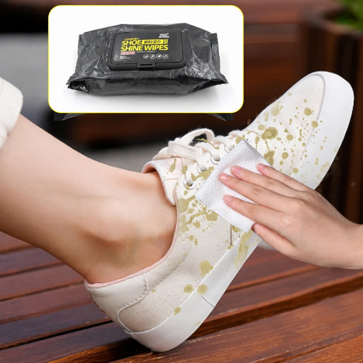 Shoe Cleaning Wet Wipes – 80 Pack Travel Friendly