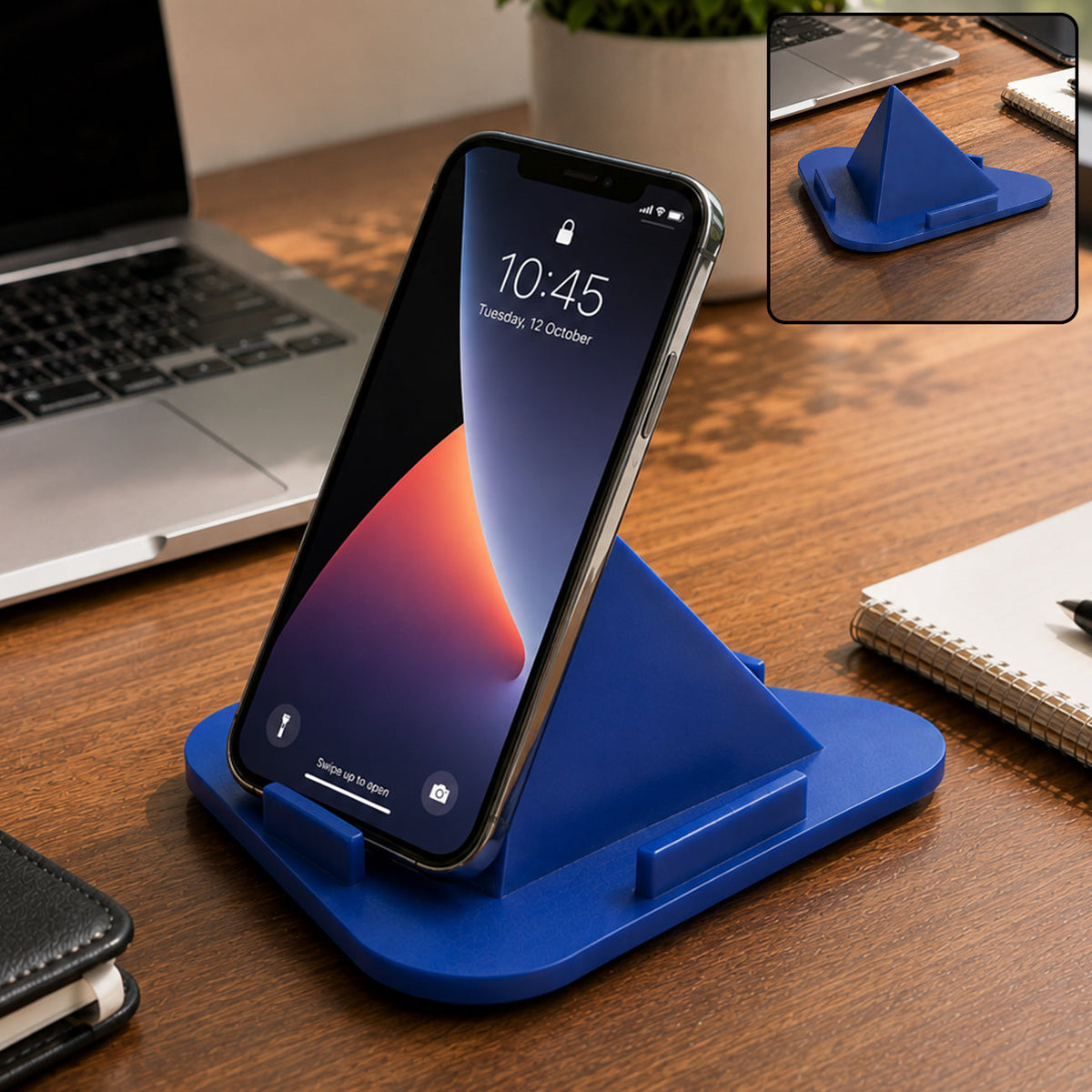 Pyramid Mobile Stand – Adjustable for Phones & Tablets