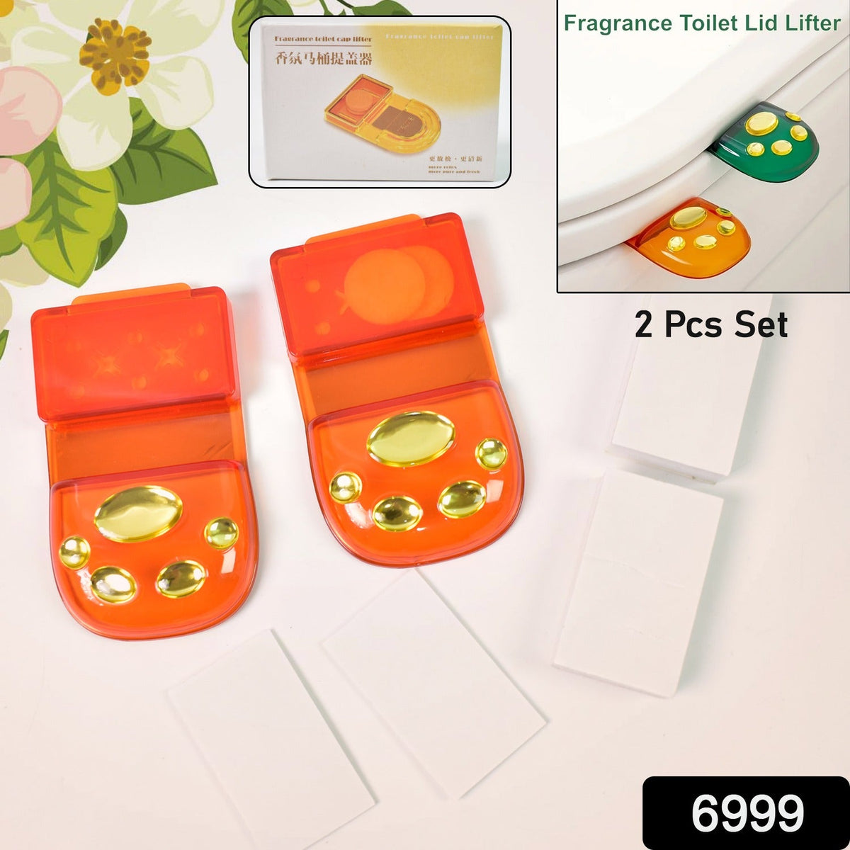 Hygienic Toilet Lid Lifter – Fragrance, Self-Adhesive