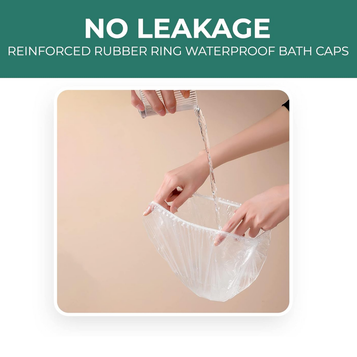 Disposable Shower Cap – Waterproof & Hygienic – detail view