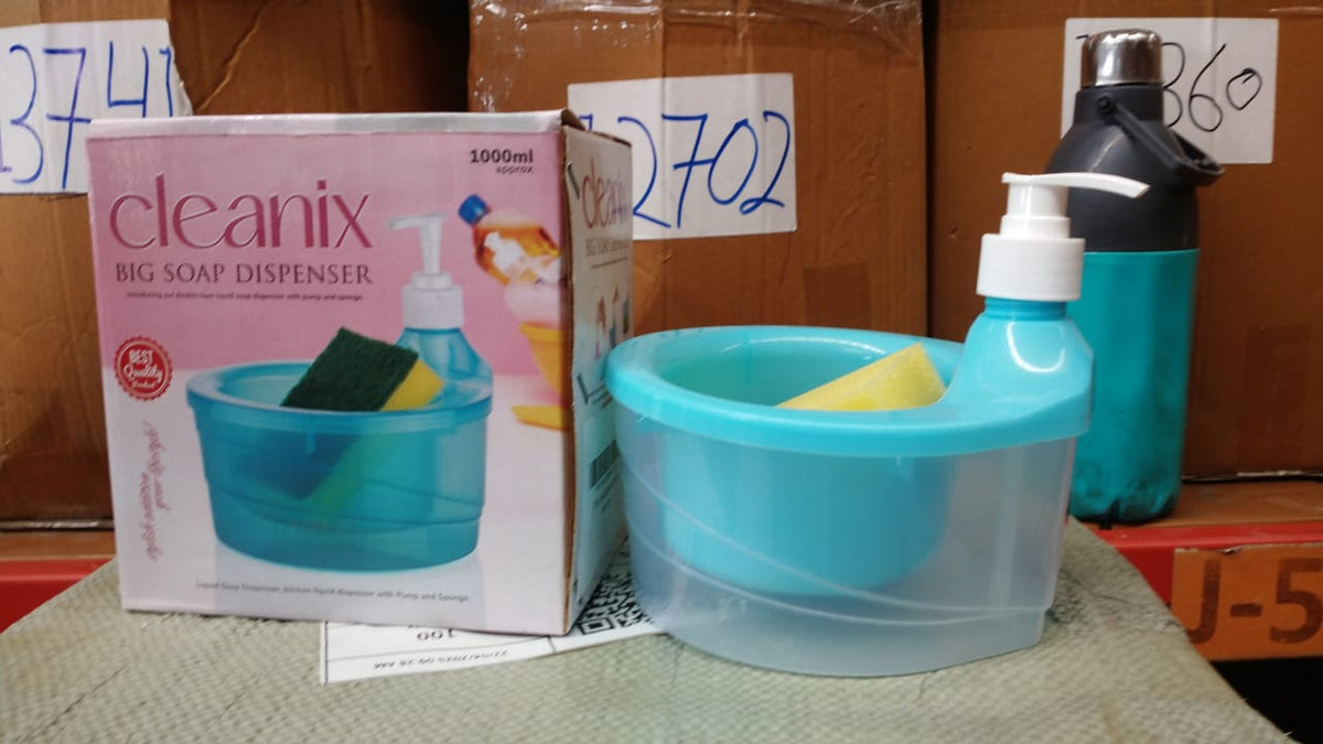 Soap Dispenser with Sponge Holder – 2-in-1 Kitchen Organizer – view 11