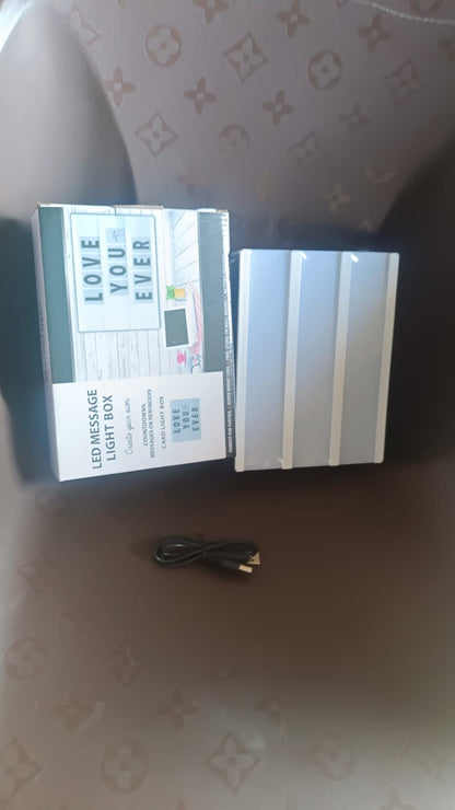 Cinematic Light Box – Mini A6 LED Message Board with Letters – view 9